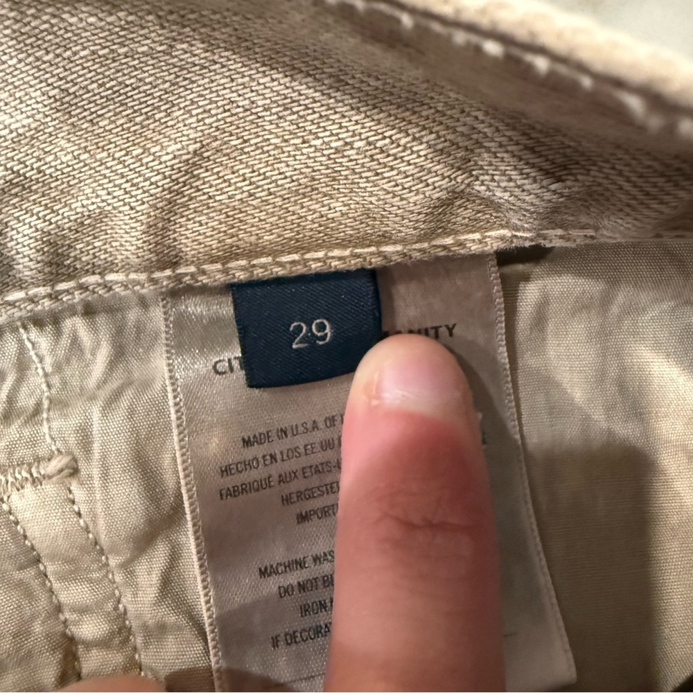 Citizens Of Humanity Jolene High Rise Vintage Slim Crop Jeans Women’s 29 Taupe - Picture 11 of 13